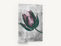 Inverted Tulip Bloom, inverted tulip floral botanical, floral canvas wall art print ready to hang