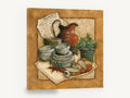 Spaghetti Sauce Pantry, rustic kitchen still life jug herbs, kitchen canvas wall art print ready to hang