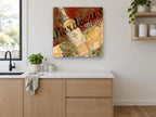 Bordeaux Blanc Cellar kitchen canvas print on the wall of a kitchen