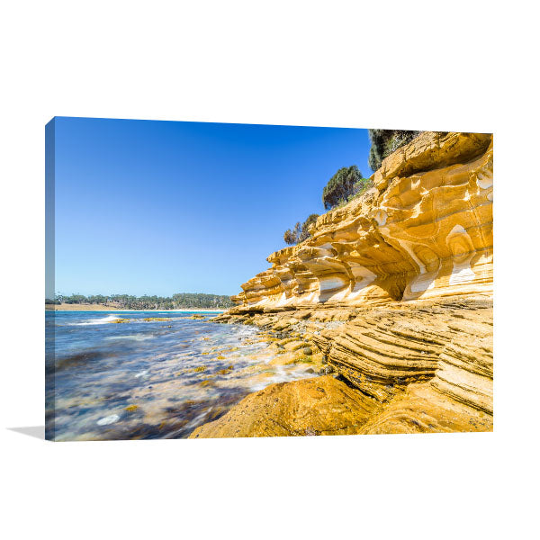 Tasmania Canvas Print Maria Island in Clear Day