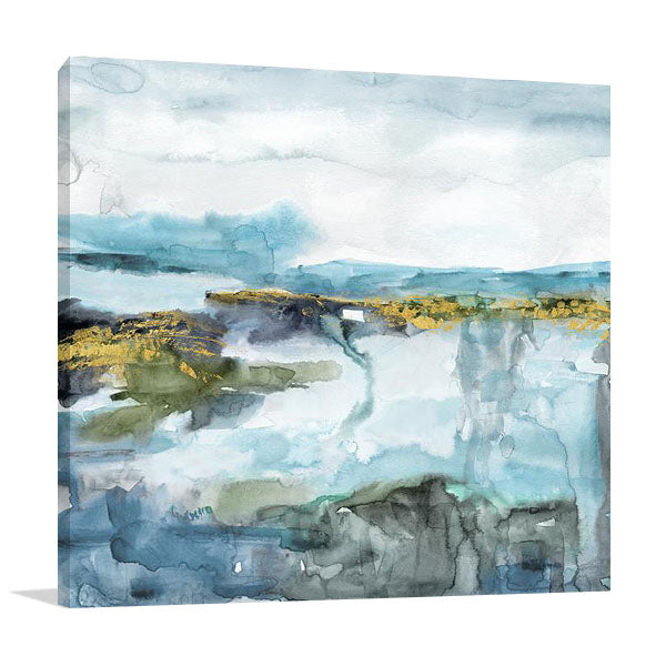 Field of Topaz Wall Art Print