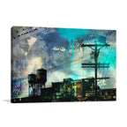 City Scrim B Wall Art Print
