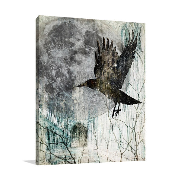 Full Moon Rising Wall Art Print