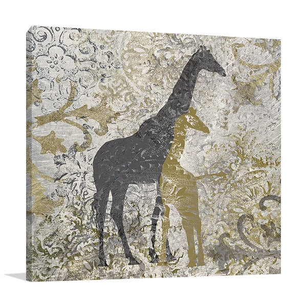 African Giraffes Exotiques Wall Art Print