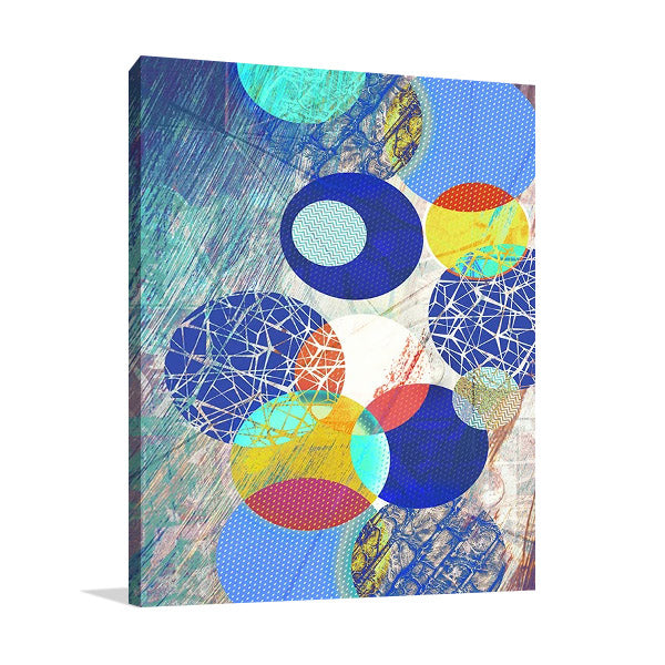 Patterned Circles I Wall Art Print