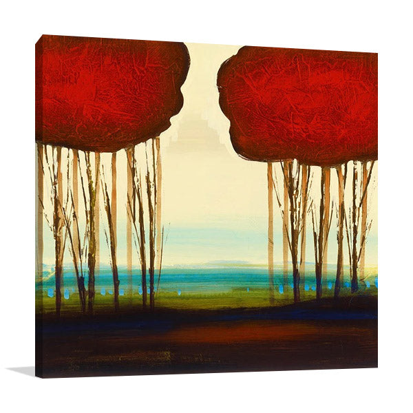 Red Duo I Wall Art Print