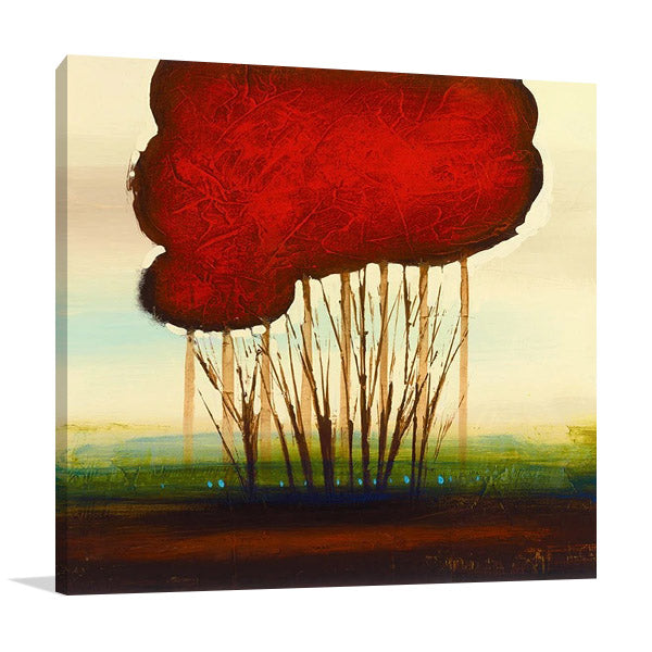 Red Solo I Wall Art Print
