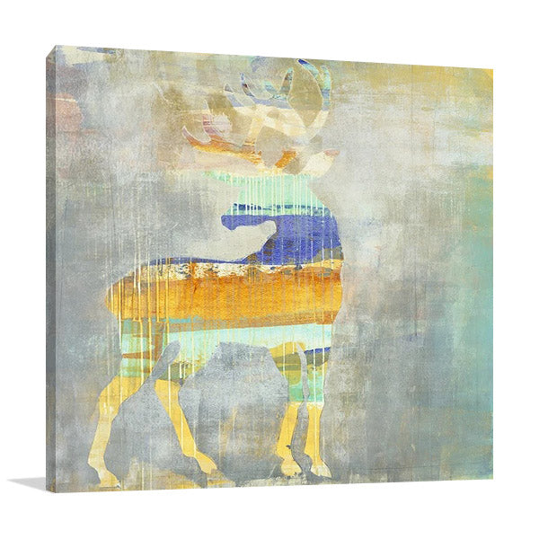 Sunrise Stag Wall Art Print