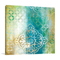 Teal Impression I Wall Art Print