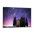 Tuscany Sky Star Trails Wall Art Print