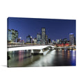 Brisbane City at Twilight Wall Art Print