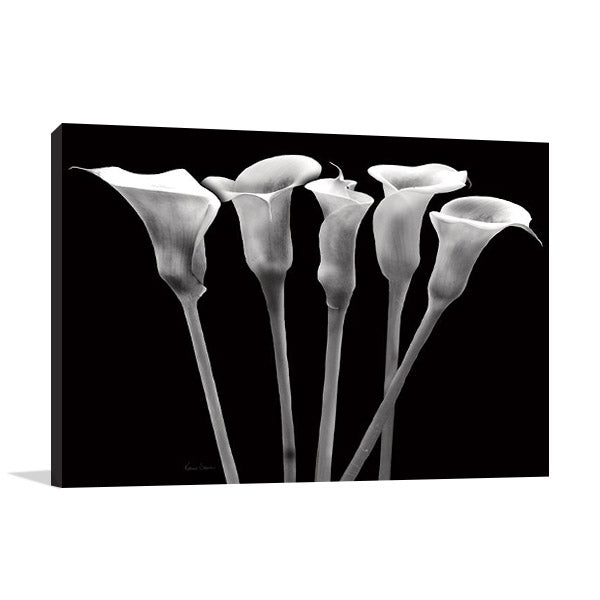 Lilies at Night Wall Art Print