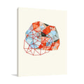 Embroidered Prism Collage VI Wall Art Print