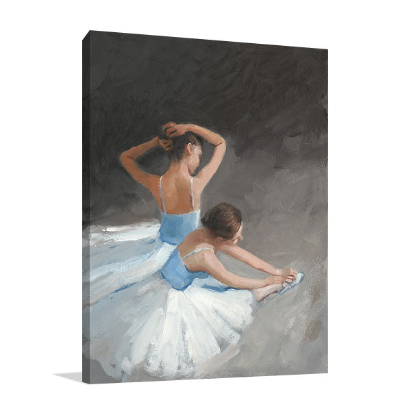 Ballerina Dancers II Wall Art Print