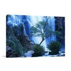 Australia Forest Waterfall Wall Art Print