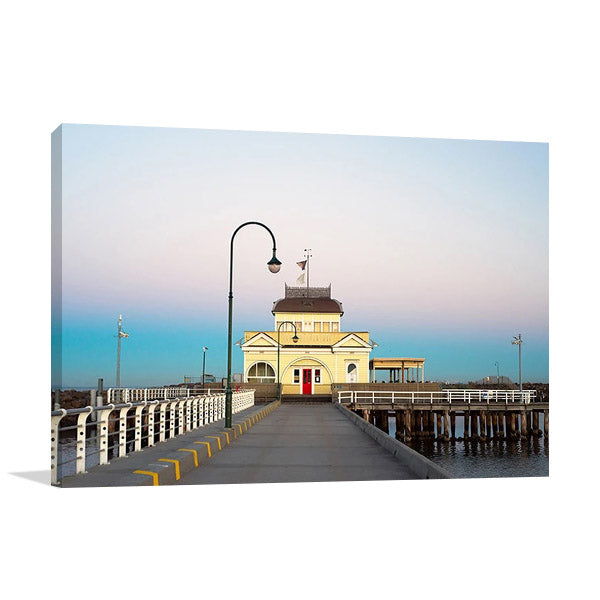 Australia St Kilda Pier Wall Art Print