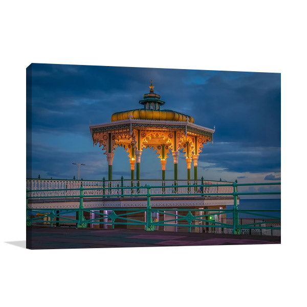 Brighton Blue Sky Wall Art Print