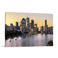 Brisbane City Riverside Wall Art Print