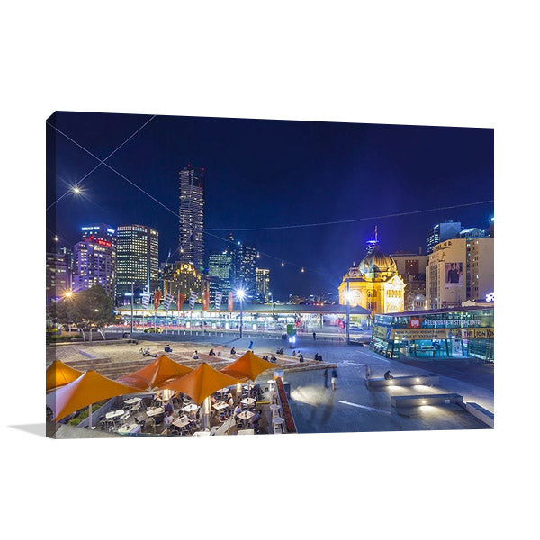 Downtown Melbourne Wall Art Print