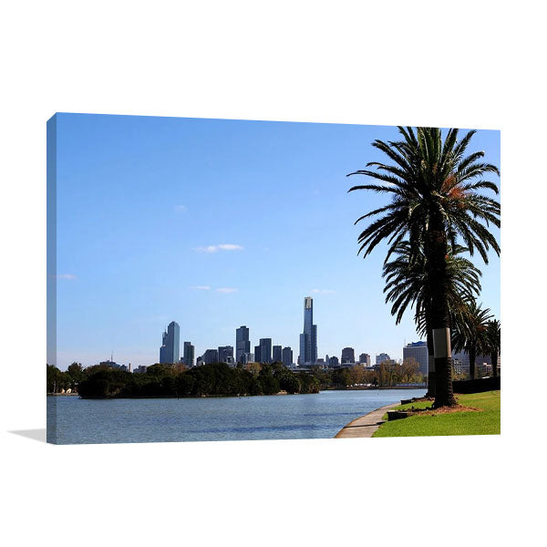 Melbourne Albert Park Lake Wall Art Print