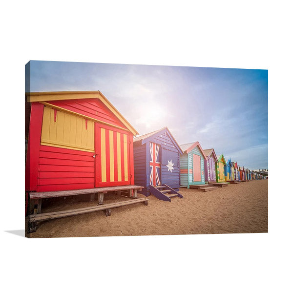 Melbourne Brighton Beach Wall Art Print