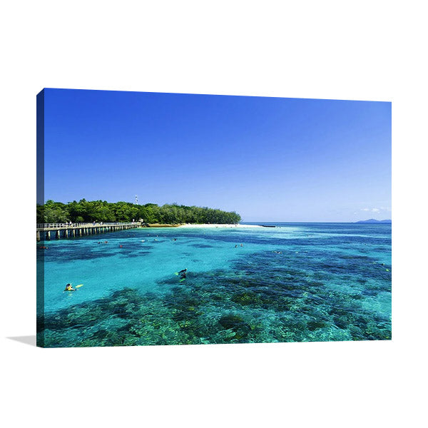 Queensland Great Barrier Reef Wall Art Print