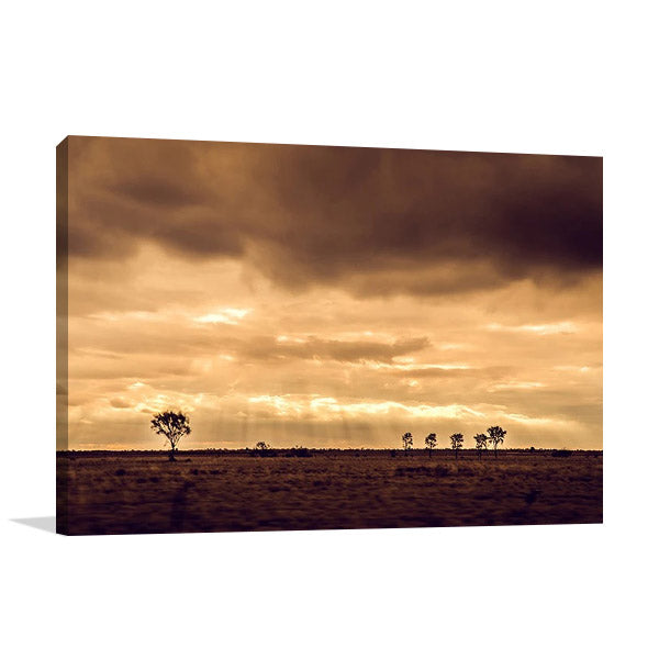 Sunset Queensland Australia Wall Art Print