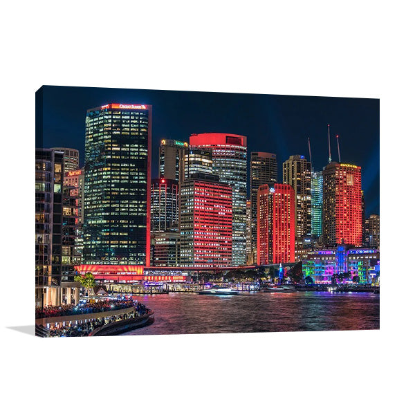 Sydney City Skyline Wall Art Print
