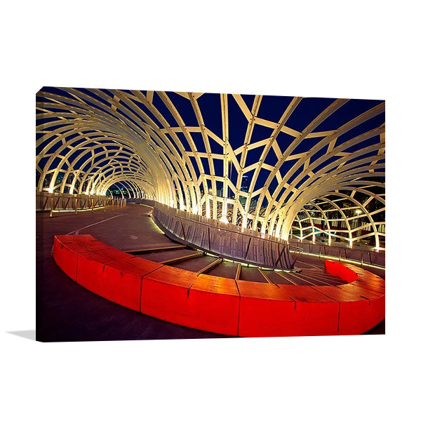 Webb Bridge Docklands Melbourne Wall Art Print