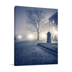 Foggy Old Town Wall Art Print