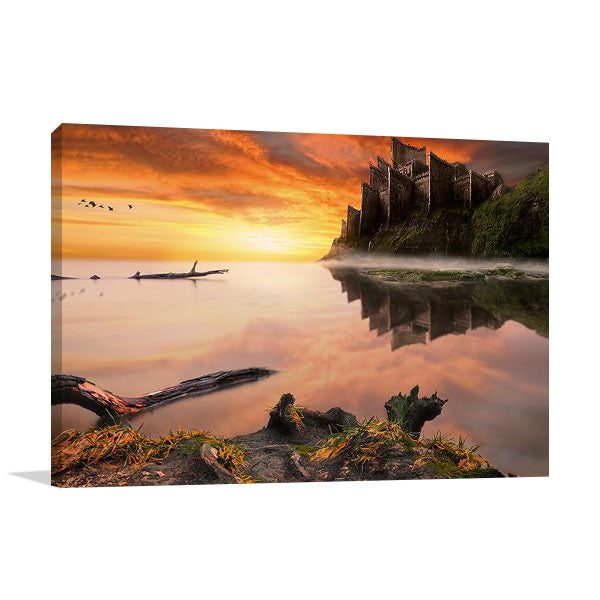 Old Castle Wall Art Print