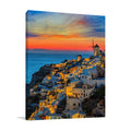 Santorini Oia Village Wall Art Print