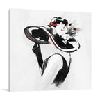 Red on Black III Wall Art Print