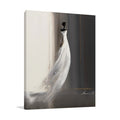 White Long Dress I Wall Art Print