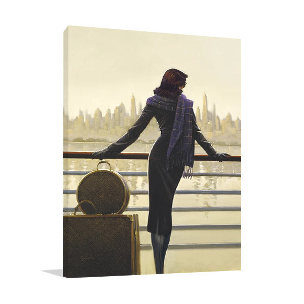 Woman Looking Out Wall Art Print