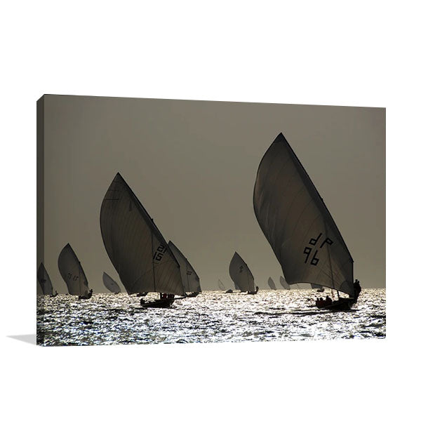 Boat Sailing Wall Art Print