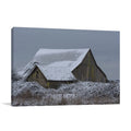 Winter Barn Wall Art Print