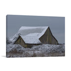 Winter Barn Wall Art Print