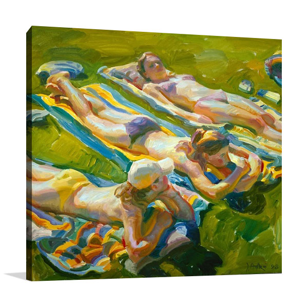 California Tanning Wall Art Print