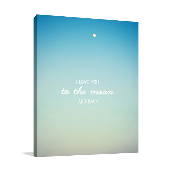 To the Moon Wall Art Print
