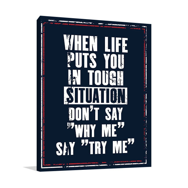 Try Me Wall Art Print
