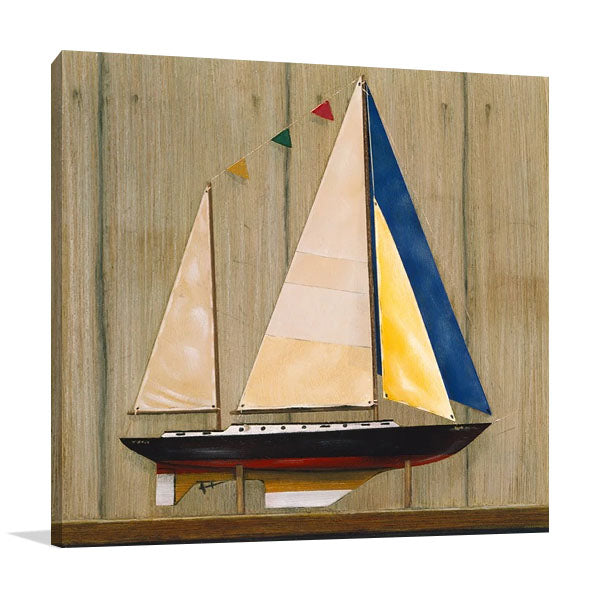Sailboat II Wall Art Print