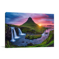 Iceland Kirkjufell Waterfall Wall Art Print