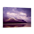 Misty Lake Coast Wall Art Print
