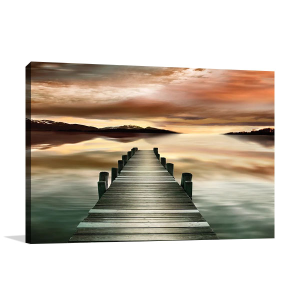 Sunset Jetty Wall Art Print