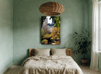 Autumn Beyond Gapstow city canvas print on the wall of a bedroom