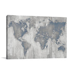 Map of the World V4 Wall Art Print