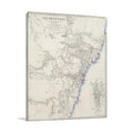 Sydney Antique Map Wall Art Print
