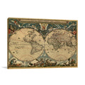 World Vintage Map Wall Art Print