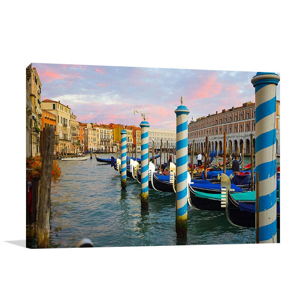 Italy Venice Water Canal Wall Art Print